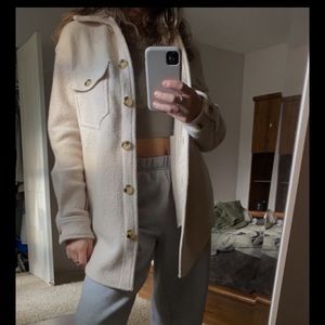 Aritzia Ganna jacket heather bone